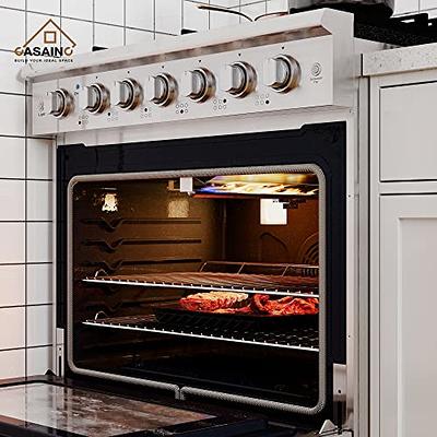 CASAINC 30in 4-Burner GAS Range Convection Oven