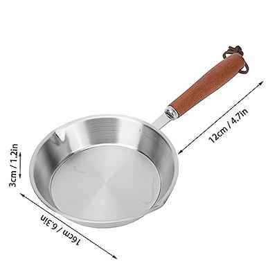 Michelangelo Deep Frying Pan with Lid, 9.5 inch, Nonstick, Aluminum, Ergonomic Handle, Induction Compatible