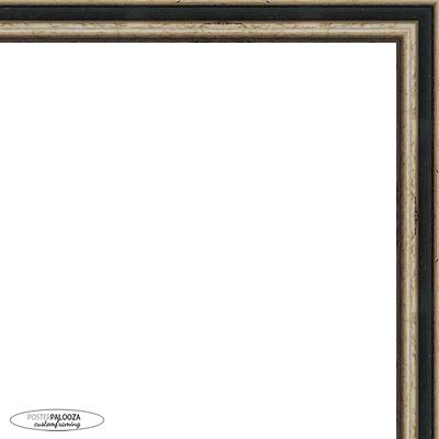 30x40 Frame Black Picture Frame - Complete Modern 30x40 Poster Frame  Includes UV Acrylic Shatter Guard Front, Acid Free Foam Backing Board,  Hanging