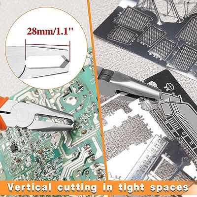 LEONTOOL 5-Inch Transverse End Cutter SMT/SMD Chip Cutters Side
