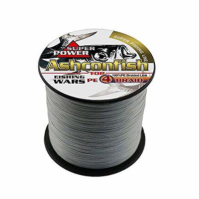 Dorisea Extreme Braid 100% Pe Grey Braided Fishing Line 109Yards-2187Yards 6 -550Lb Test Fishing Wire Fishing String-Abrasion Resistant Incredible  Superline (100m/109Yards 30lb/0.26mm) - Yahoo Shopping