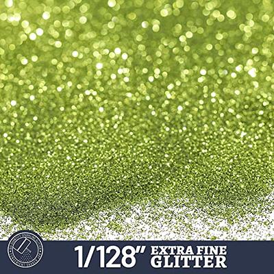 Holographic White Fine Glitter, 150G/5.29OZ Extra Fine Glitter Powder,  LEOBRO Iridescent Craft Glitter for Resin, DIY Tumblers Painting, Body Nail  Glitter, Festival Glitter for Christmas Decoration Iridescent White A-Fine