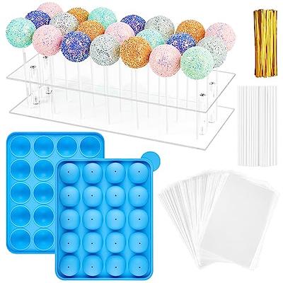 20 Holes Silicone Round Lollipop Mold Spherical Chocolate Moulds