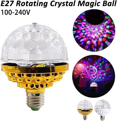 Disco Party Lights Ball Stage Light Strobe Led Bulb DJ Rgb Rotating Lamp  E27 6W