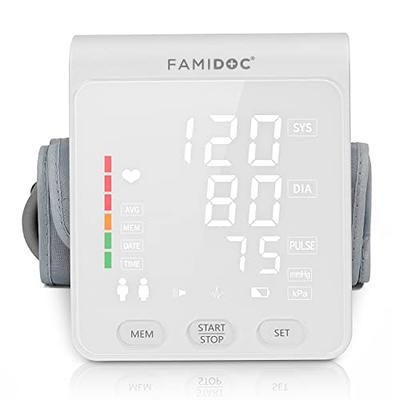 A&D Medical Premium Multi-User Wide Range Upper Arm Cuff (8.6-16.5/22-42  cm) Blood Pressure Machine, Home BP Monitor, One Click Operation with Easy