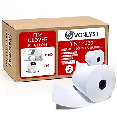 Pen + Gear 2 1/4X50' Thermal Paper Rolls ,12 Rolls