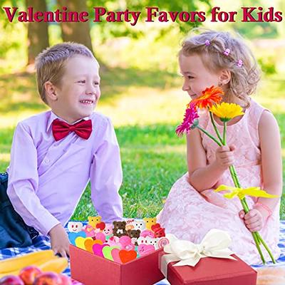 Feltom Valentines Day Gifts for Kids - 30 PCS Heart Erasers for