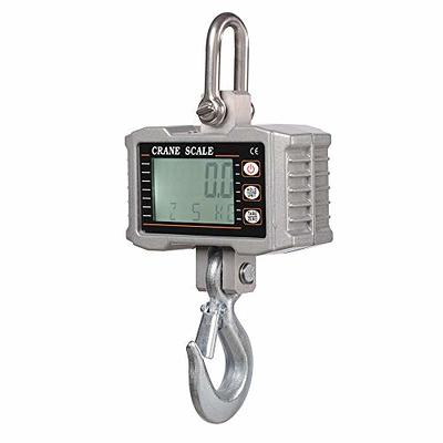 Bonvoisin Rechargeable Crane Scale 2000lb Hanging Scale Digital Weight with  Peak Hold and Remote Control LCD Display Industrial Heavy Duty Hang Scale  for Farms CE Certified (2200lb, Rechargeable) - Yahoo Shopping