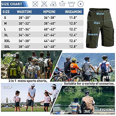 BALEAF Men's 2 Pack 3D Padded Cycling Underwear Bike Shorts with Padding  Mountain Biking Bicycle Clothes MTB Liner (Grey, XXXL) - Yahoo Shopping