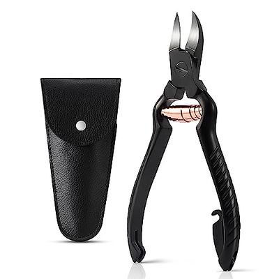 BEZOX Ingrown Nail Clippers - Precision Thick Toenail Clipper for Ingrown  and Curly Nails, Comfort Grip Fingernail Clipper, Ergonomic Handle Toenail