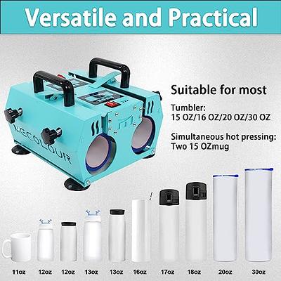 Tumbler Sublimation Heat Press Machine Cup DIY Hot Press Mug - Yahoo  Shopping