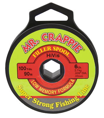 P-Line CXX X-tra Strong Copolymer Fishing Line 6lb 300 Yards Clear  Fluorescent 