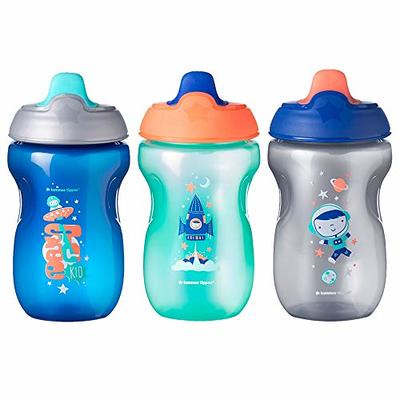 Tommee Tippee Insulated Toddler Straw Sippy Cup, 9-ounce, 12+ months – 2  Count (COLORS WILL VARY)