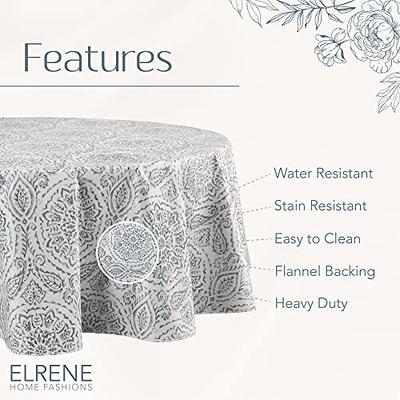 Elrene Home Fashions Vinyl Table Pad Protector 
