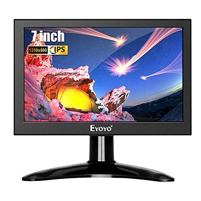 Eyoyo 7 Inch Small Monitor, Mini Hdmi Monitor IPS Display Screen Support  HDMI VGA AV BNC Inputs, Secondary Monitor for  PC/Computer/Raspi/Laptop/Security Camera/CCTV/PS4 - Yahoo Shopping