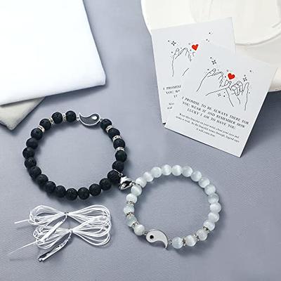 Couples Bracelets I Love You Cute Boyfriend Gifts from  Girlfriend Relationships Matching Bracelets (Black, One Size) : Clothing,  Shoes & Jewelry