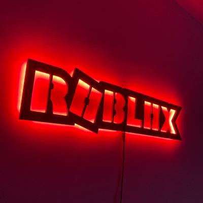 Roblox 2 Gaming LED Sign Video Game Art Game Room Décor 