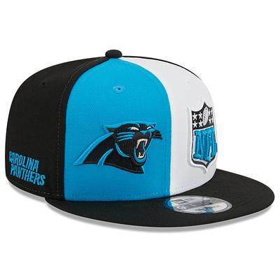 Men's New Era Cream/Blue Carolina Panthers 2022 Sideline 59FIFTY Fitted Hat