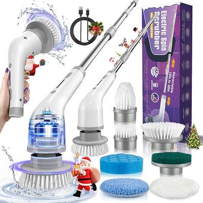 SOARING Electric Cleaning Brush, Cordless Electric Scrubber for  Kitchen,Bathroom,Shower Door,Bathtub,Mirror,Tile,Tub,Dish,Sink,Grout  Handheld