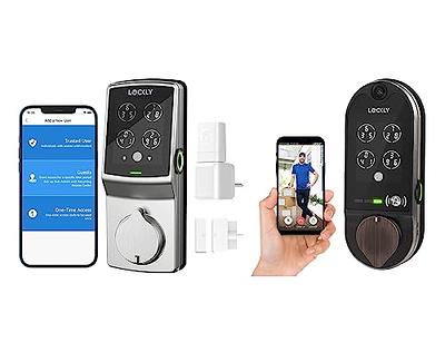 SwitchBot Wi-Fi Smart Lock with Hub 2, Keyless Entry Door Lock for Front  Door Compatible with HomeKit, Smart IR Remote, WiFi Thermometer Hygprmeter  - Yahoo Shopping