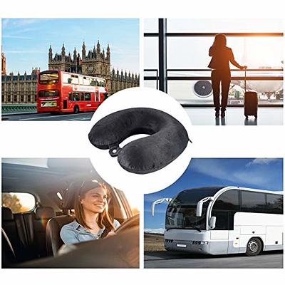 Memory Foam U Shaped Travel Pillow Neck Support Headrest Car Plane Soft  Cushion