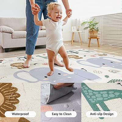 79x71x0.6 inch Foam Crawling Mat Baby Folding Play Mat Kids