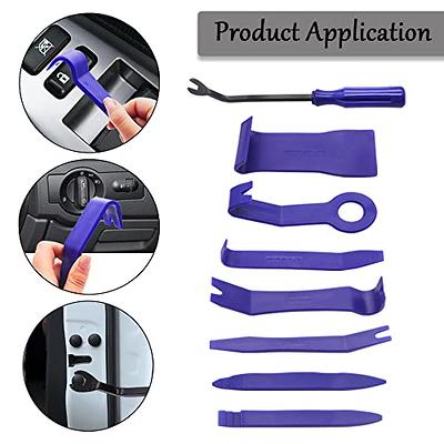 Ruibapa 8PCS Blue Auto Trim Removal Tool Kit No-Scratch Pry Tool