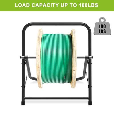 Single Spool Cable Caddy Industrial Rack Dispenser for Pulling