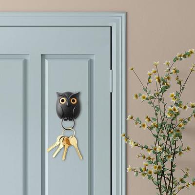 Owl Shape Key Holder Wall Hanging Hook Magnetic Key Hanger Hooks