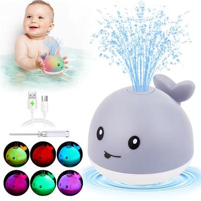 JOYIN 12Pcs Light Up Bath Toys, Toddler Flashing Colourful LED Bathtub  Mermaid Toy, Baby Bathtime Floating Rubber Shower Toy for Infant Baby Kids  Boy