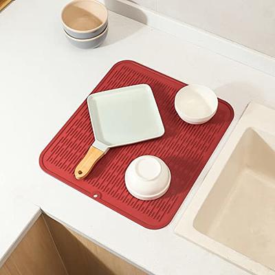  XXL Silicone Dish Drying Mat for Kitchen Counter or