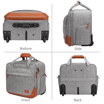  Rolling Briefcase for Women, Large Rolling Laptop Bag