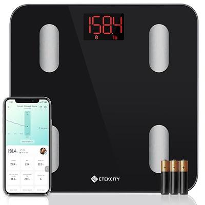  Elis 1 RENPHO Smart Body Fat Scale, Digital Bathroom Weight  Scale for Body Weight, Bluetooth Wireless Body Composition BMI Monitor with  Smartphone APP, 11x11 Inch,400lbs : Health & Household