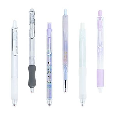 COLNK Color Gel Pens Fine Point 0.5mm for Jouranling Planners, Soft  Touch,Retractable White Writing Pens Assorted Colors Ink, Colorful Pens for  Note