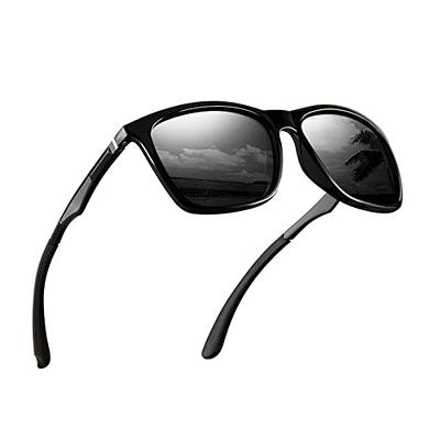 Polarized Sunglasses for Men Aluminum Mens Sunglasses Driving Rectangular  Sun Glasses For Men/Women (Grey Lens/Black Frame) - Yahoo Shopping