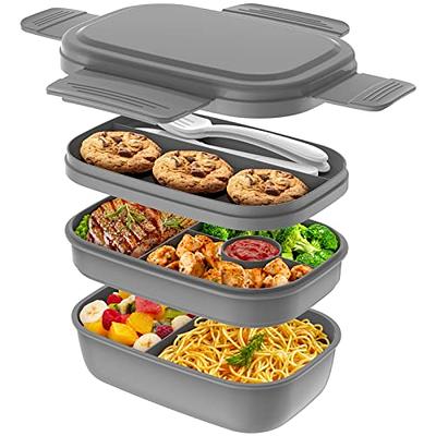 Caperci Versatile Kids Bento Lunch Box - Leakproof 6-Compartment Children's  Lunch Container with Rem…See more Caperci Versatile Kids Bento Lunch Box 