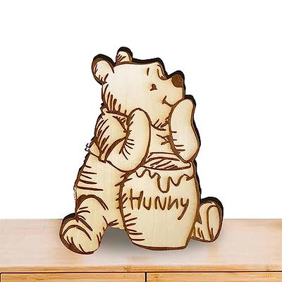 Winnie Wood Centerpieces for Tables Pooh Shaped Cutouts Hunny Pot Bear  Sitter Decor Classic Wood Sign for Baby Shower Kids Room Decorations -  Yahoo Shopping