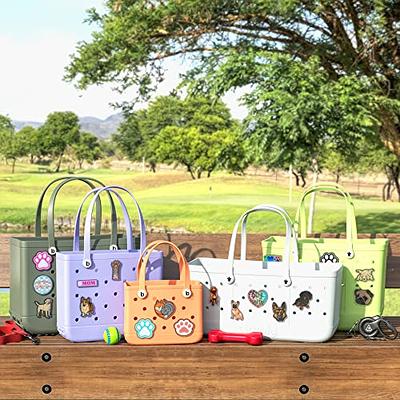 Flower Charms for Bogg Bag, Simply Southern Totes, and Similar Styles. Acrylic 3 Flower Charm Accessories for Beach Totes