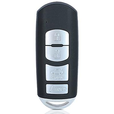 Beefunny Replacement Remote Car Key Shell Case Fob 4 Button for