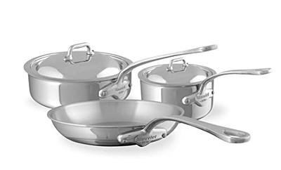 Chantal Induction 21 3.5-Qt. Stainless Steel Saucepan with Glass Lid