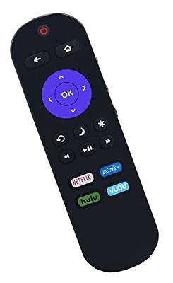  1-clicktech Remote for Roku TV and Roku Box, Compatible for TCL  HISENSE ONN Sharp Hitachi Element Westinghouse Sanyo- RokuTVs, for Roku  Express/4K+/Ultra/Premiere [Not for Roku Stick] : Electronics