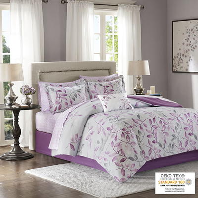 August & Leo Ombré 3-piece Cotton Comforter Set - Purple - Full/Queen -  Yahoo Shopping