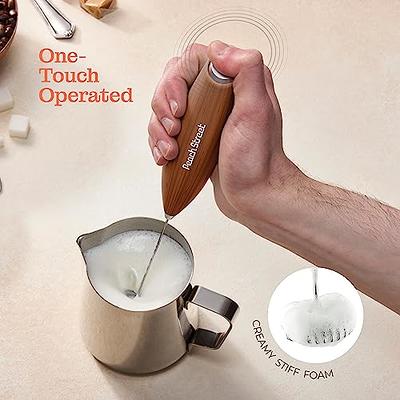 Electric Milk Frother Wand Foam Maker Mini Stirrer Stainless Steel Handheld  Battery Operated Coffee Spoon Kitchen