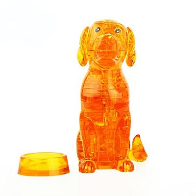 Bepuzzled 3D Dog and Puppy Crystal Puzzle