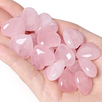 QINJIEJIE 20PCS Rose Quartz Thick Heart Crystals Stones Natural Love Shaped  Gemstones Pocket Palm Crystal Bulk Polished Thumb Stones Set Worry Stone  Reiki Energy Balancing Meditation Mini Gift - Yahoo Shopping