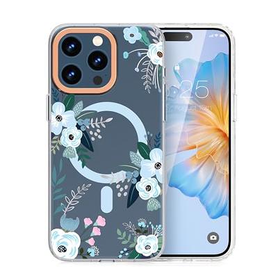 MGQILING Compatible with iPhone 12 Pro Max Magnetic Glitter Case, Luxury Plating Cute Bling Clear Phone Case, Compatible with MagSafe for Women