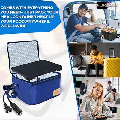 Portable Oven 3 in 1 Food Warmer Heated Lunch box, 12V 24V 110V Electric Heated  Lunch Box for Cooking and Reheating Food in Work, Car, Truck, Camping -  Yahoo Shopping