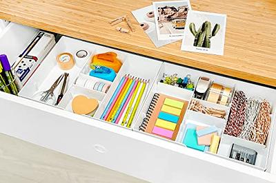 CAXXA 3 Slot Drawer Organizer with 4 Adjustable Dividers - Drawer