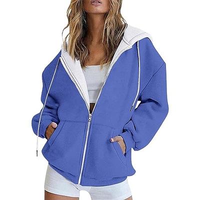 Ollysqiar Womens Plus Size Casual Hooded Sweatshirt With Pockets