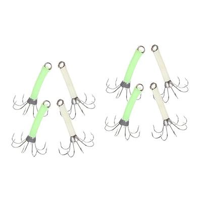 14Pcs Octopus Baits with Box Octopus Squid Hard Bait Luminous Fishing Tackle  Accessories